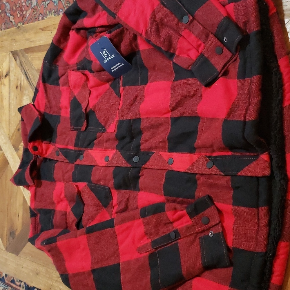 George xl Warm snap jacket with a warm lining